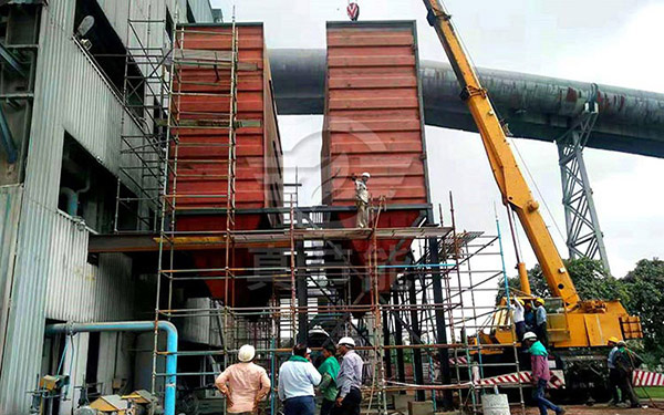 土豆渣烘干機(jī)安裝現(xiàn)場(chǎng) 土豆渣烘干機(jī)安裝現(xiàn)場(chǎng)