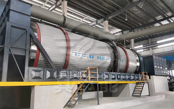 醋糟烘干機(jī)運(yùn)行現(xiàn)場