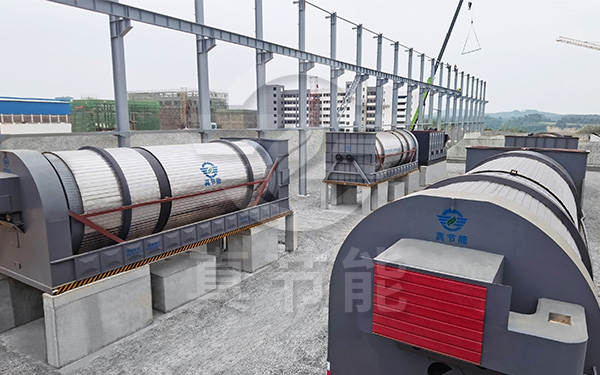 木薯渣烘干設(shè)備案例現(xiàn)場(chǎng)