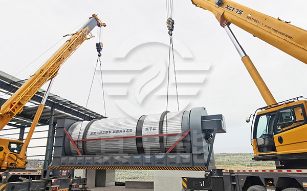 糟渣烘干設備吊裝